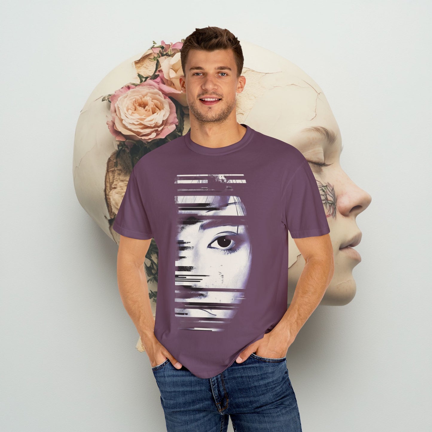 Soft Art Style Horror Girl Unisex T-shirt