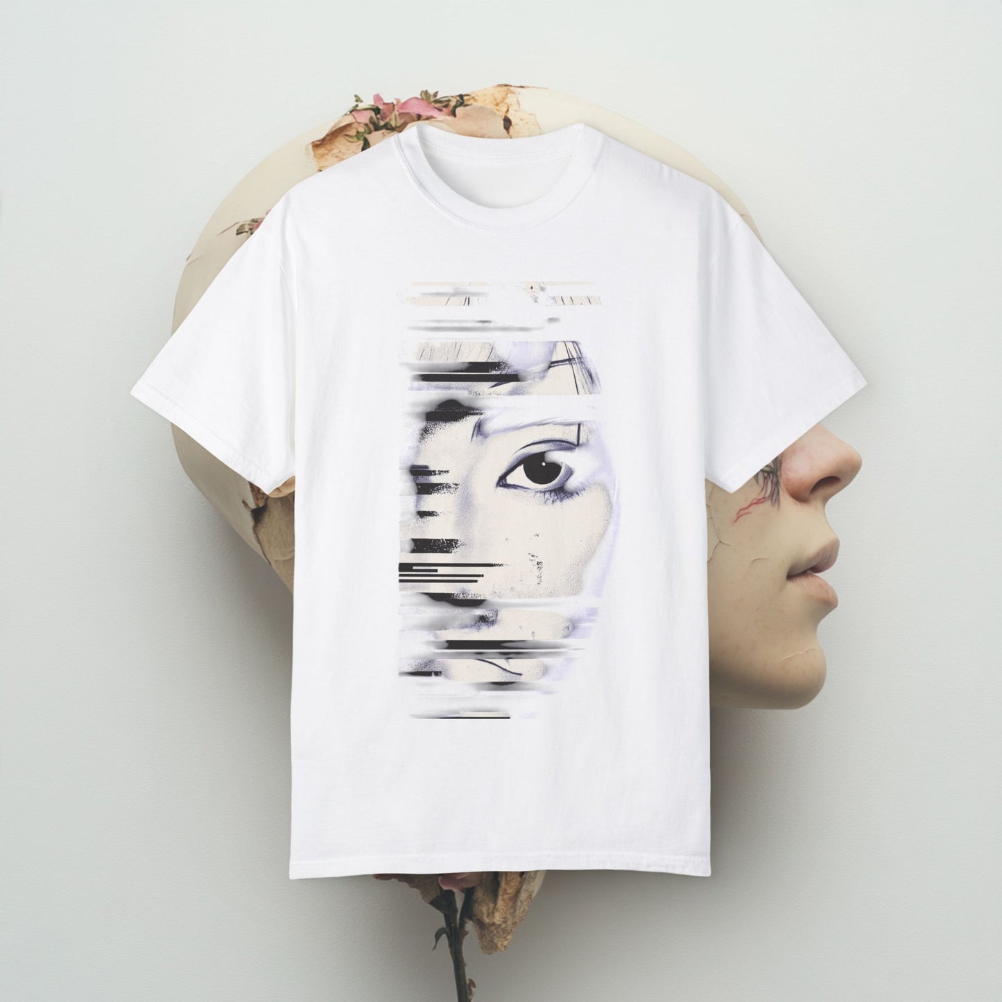 Soft Art Style Horror Girl Unisex T-shirt