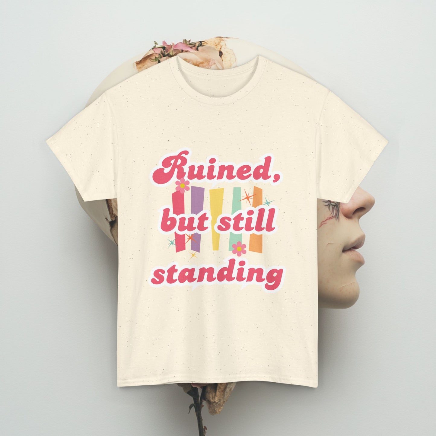 Ruined but still standing Unisex Heavy Cotton Tee