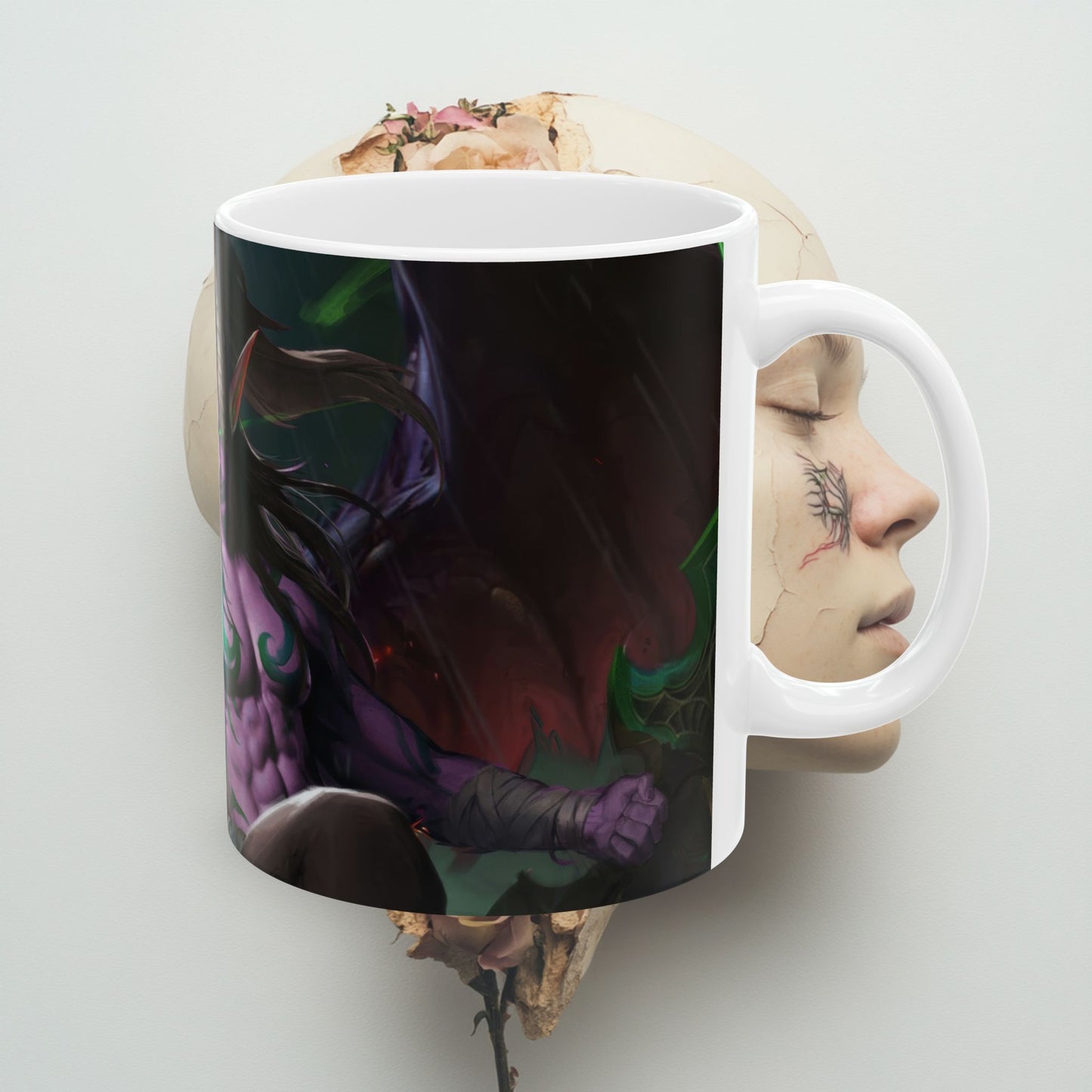 Illidan Stormrage Ceramic Mug, World of Warcraft Coffee Cup, Gamer Gift, Warcraft Fan Mug, Gaming Tea Mug, Illidan Stormrage Quote Mug