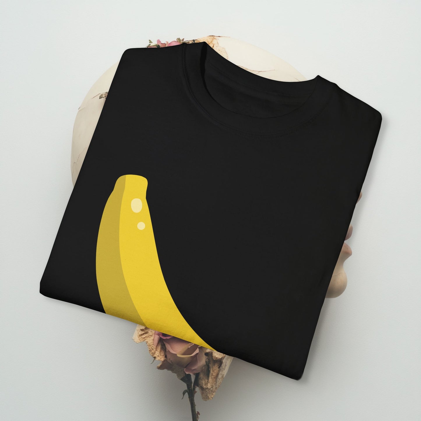 Banana Minimalistic Art Unisex T-shirt