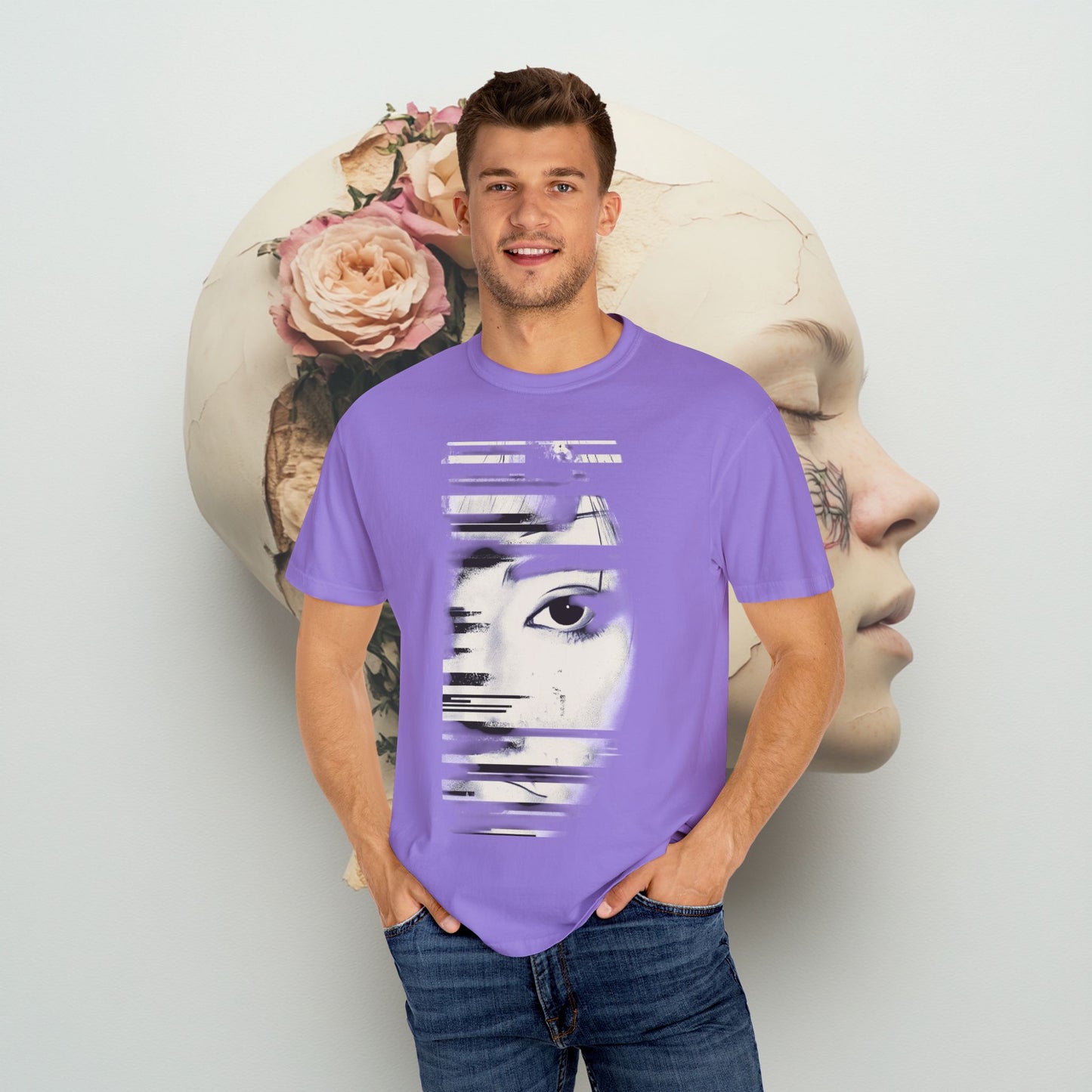 Soft Art Style Horror Girl Unisex T-shirt