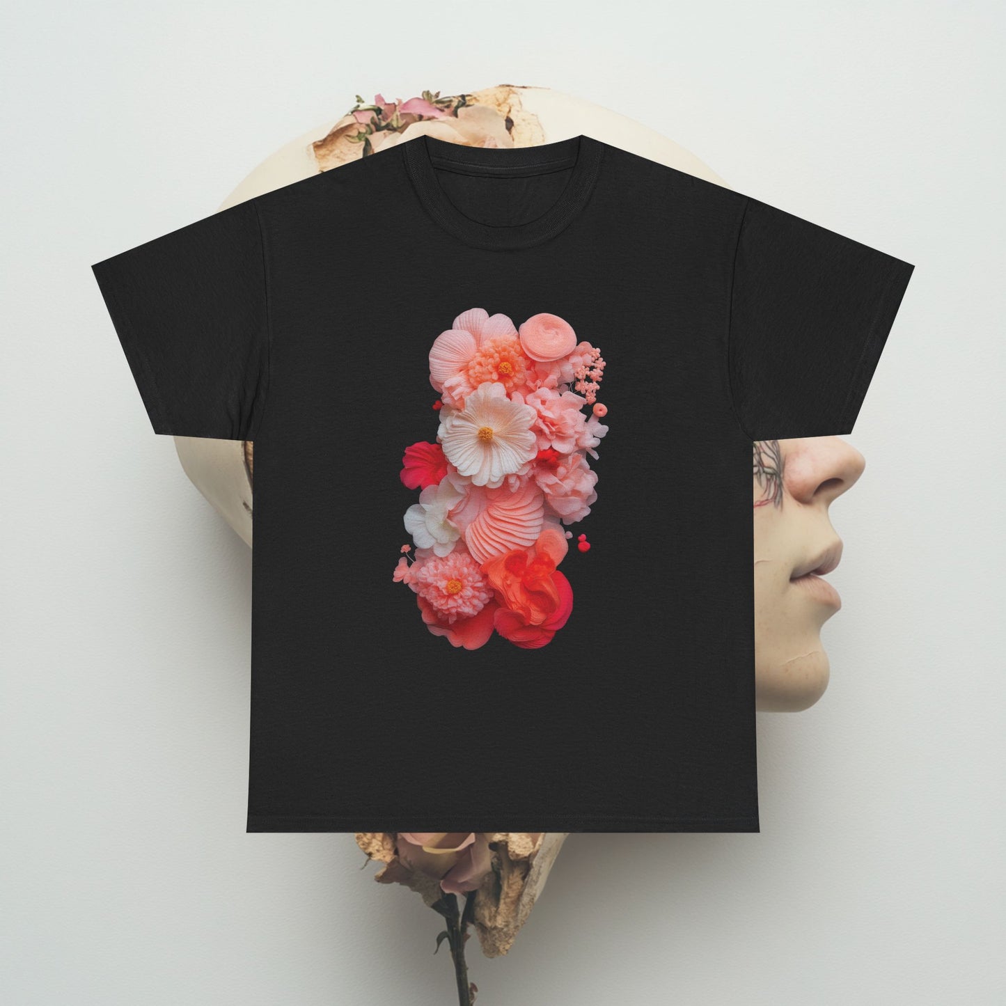 Generative Flowers Unisex Heavy Cotton Tee