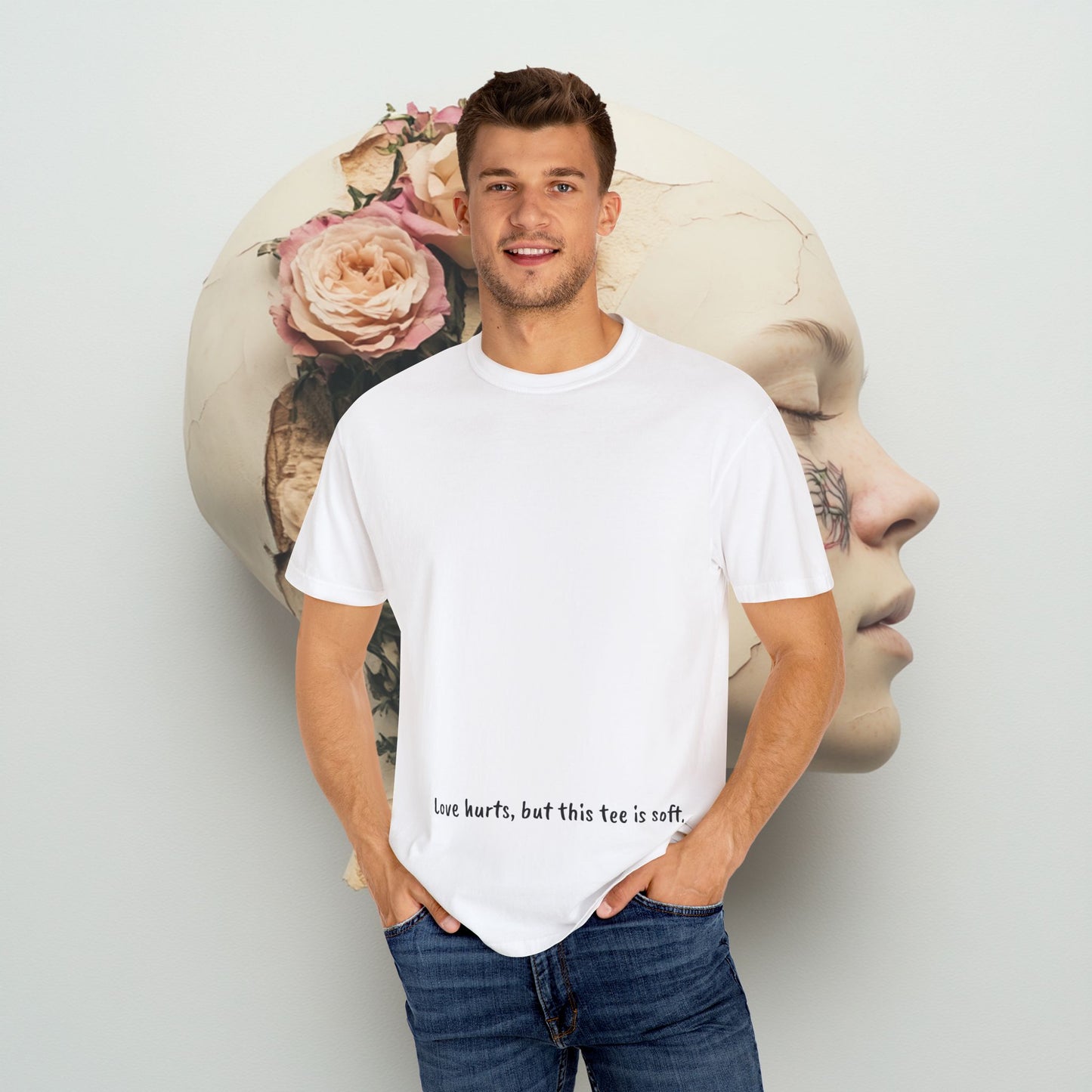 Love Hurts Unisex Garment-Dyed T-shirt