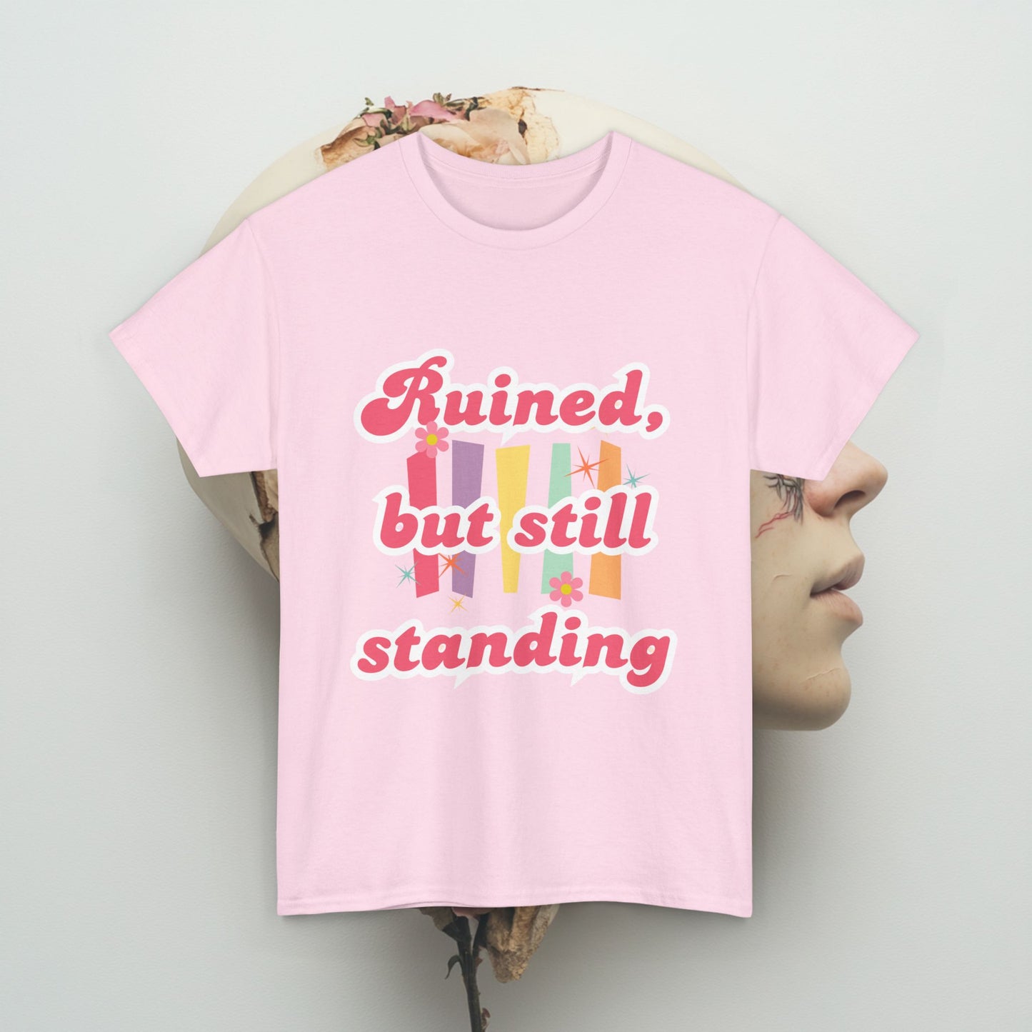 Ruined but still standing Unisex Heavy Cotton Tee