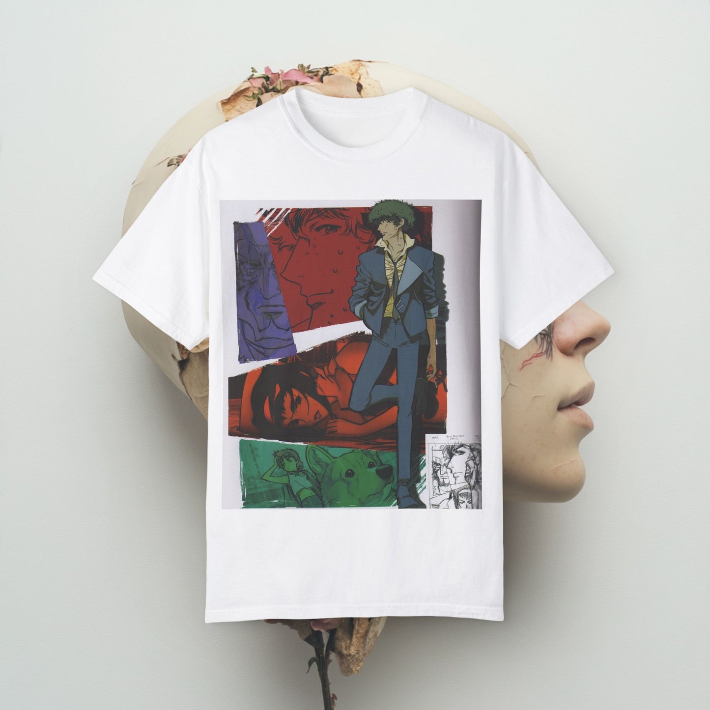 Cowboy Bebop Art Collage T-shirt