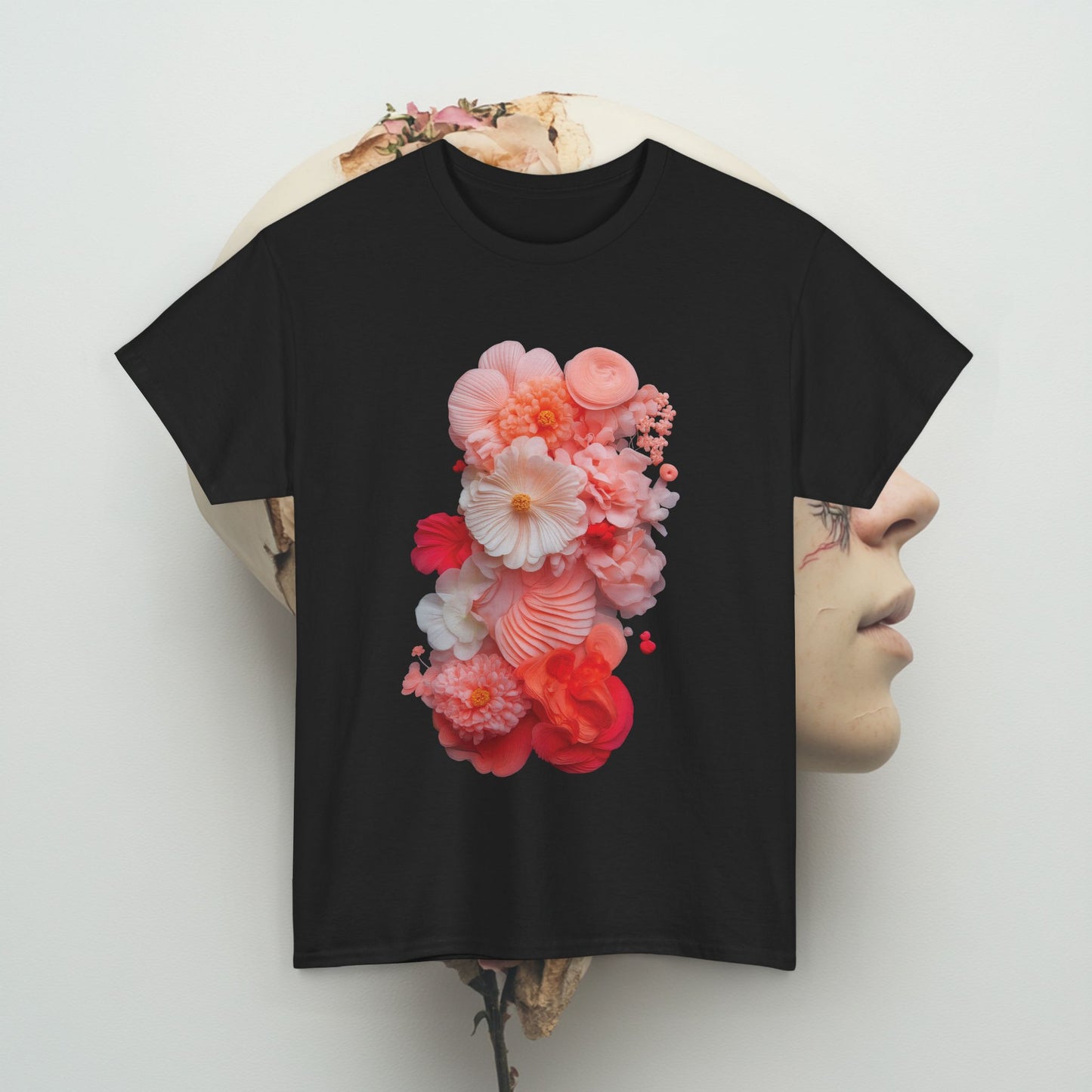 Generative Flowers Unisex Heavy Cotton Tee