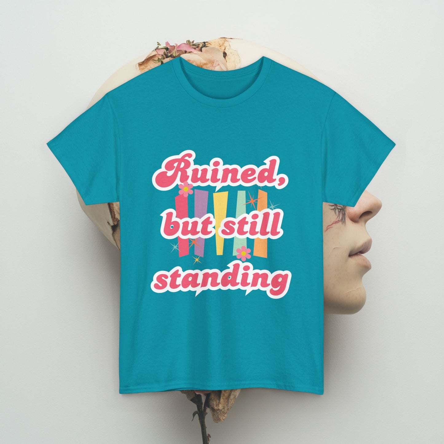 Ruined but still standing Unisex Heavy Cotton Tee