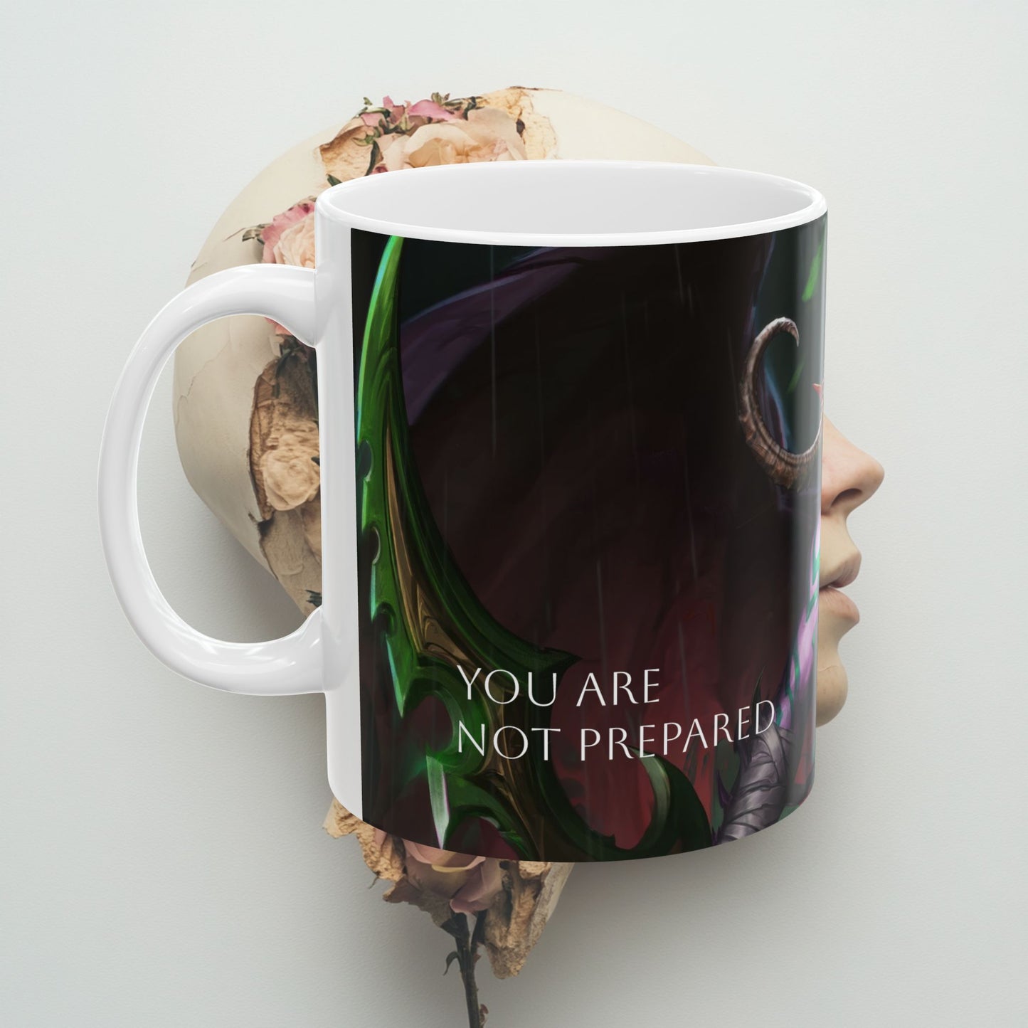 Illidan Stormrage Ceramic Mug, World of Warcraft Coffee Cup, Gamer Gift, Warcraft Fan Mug, Gaming Tea Mug, Illidan Stormrage Quote Mug