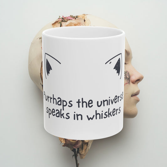 Whiskers Cute Cat Lover Mug