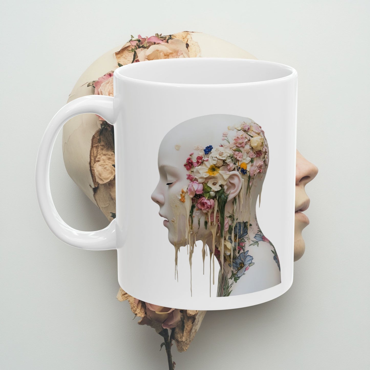 Flowered Girls Annihilated Ceramic Mug