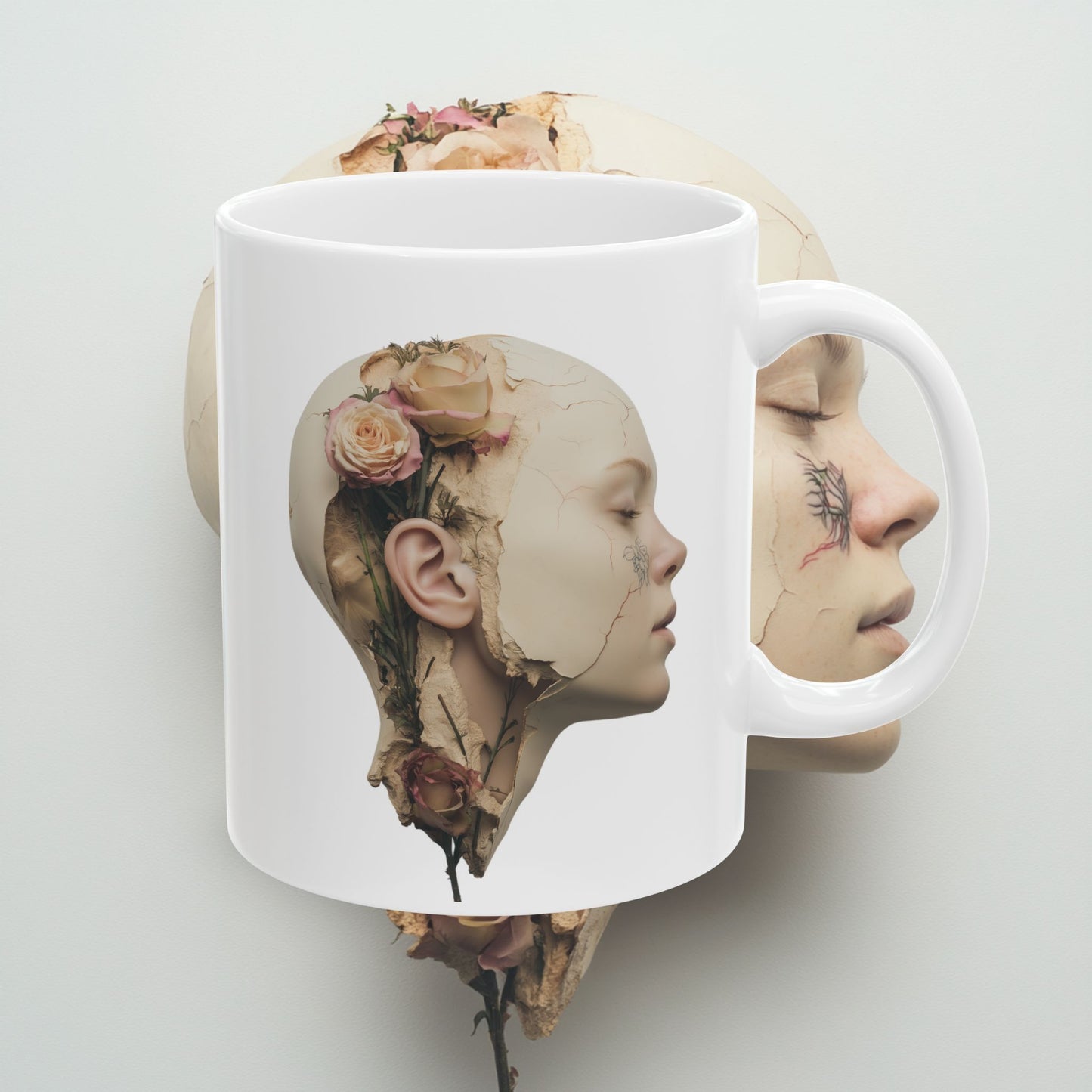 Flowered Girls Annihilated Ceramic Mug