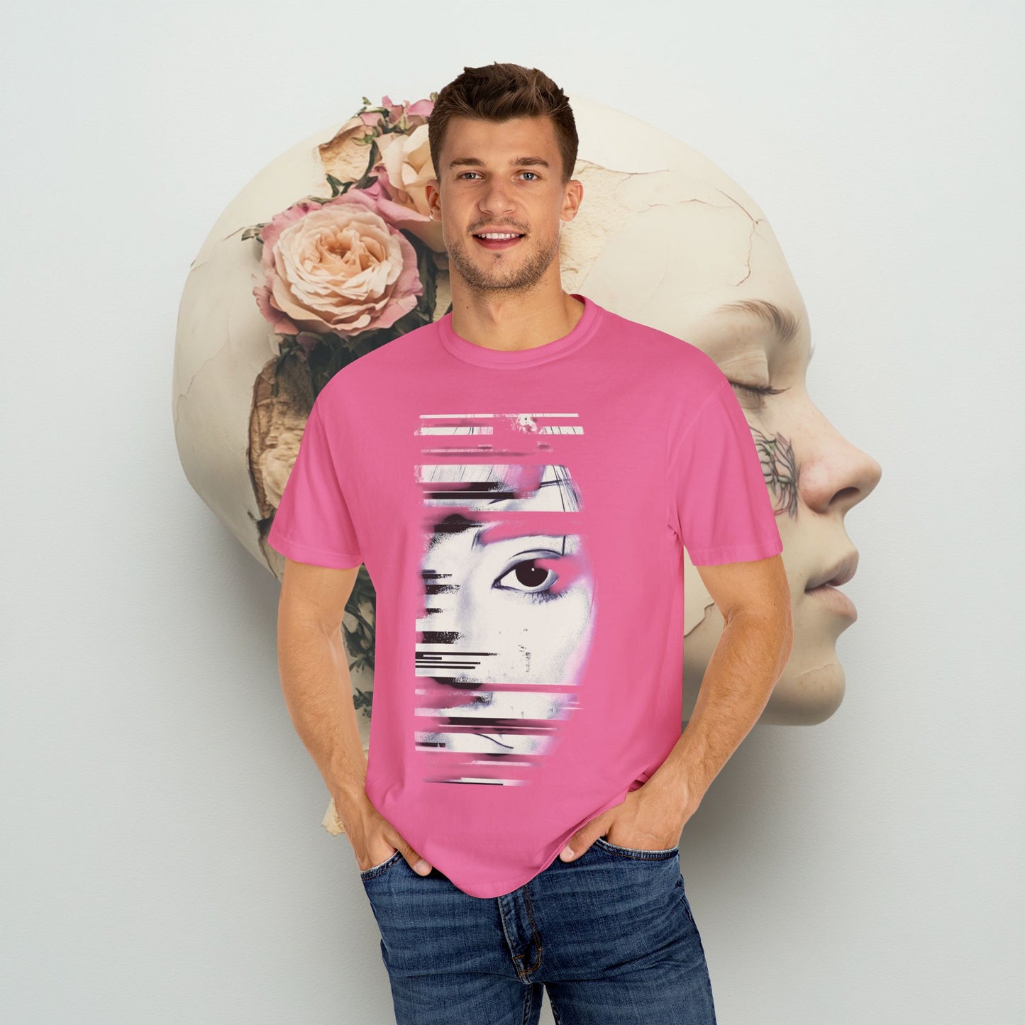 Soft Art Style Horror Girl Unisex T-shirt