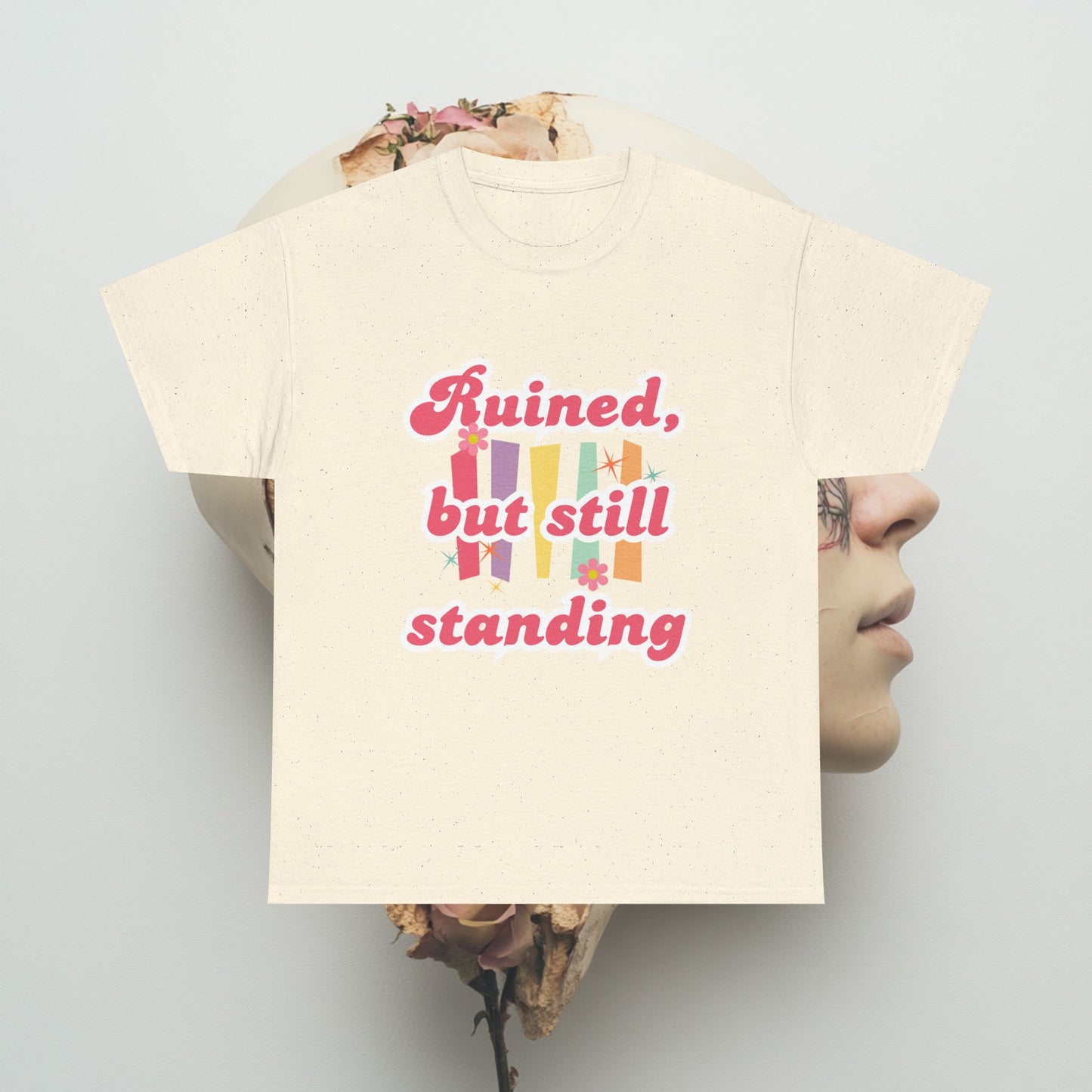 Ruined but still standing Unisex Heavy Cotton Tee