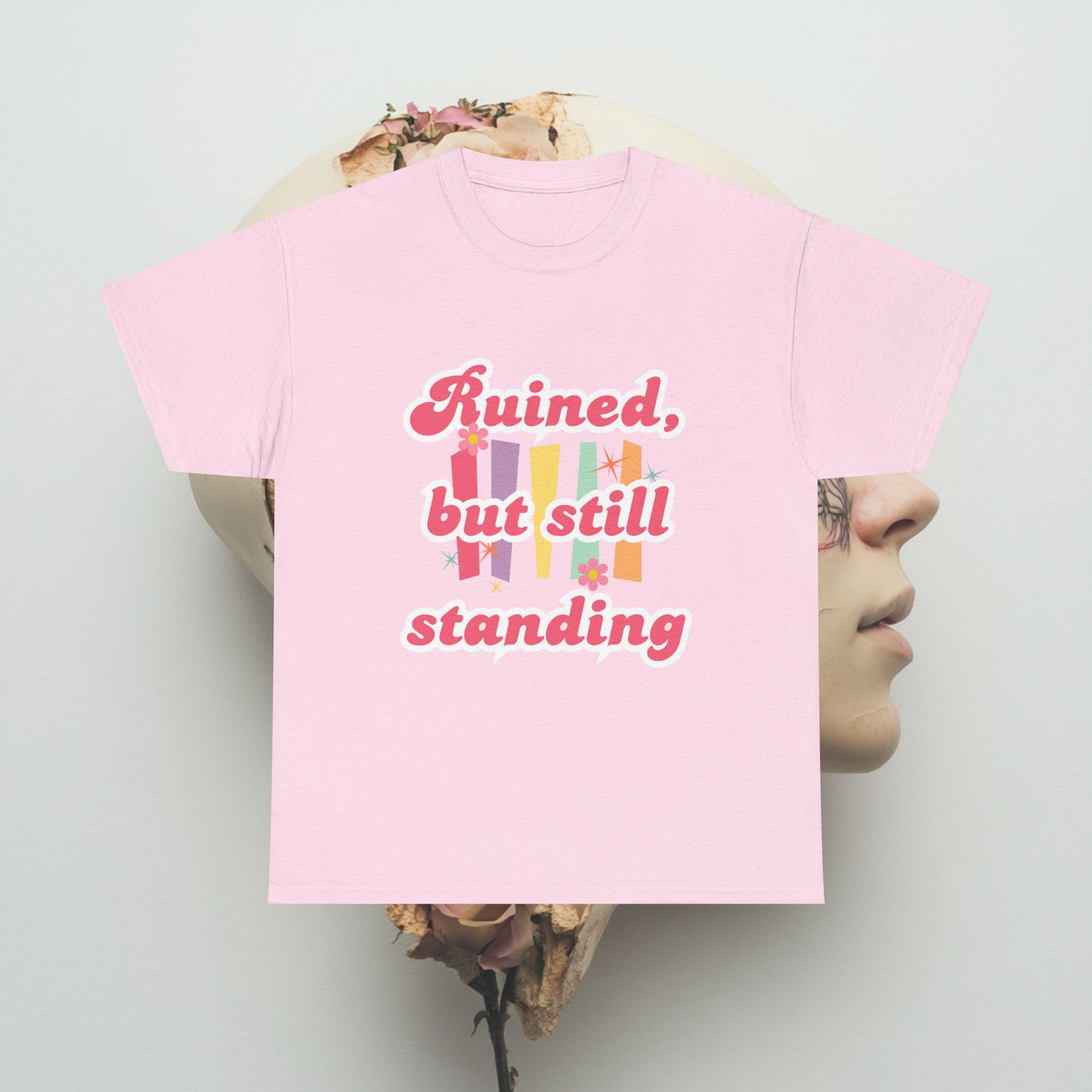 Ruined but still standing Unisex Heavy Cotton Tee